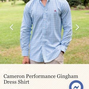 Southern Marsh Cameron Performance dress shirt